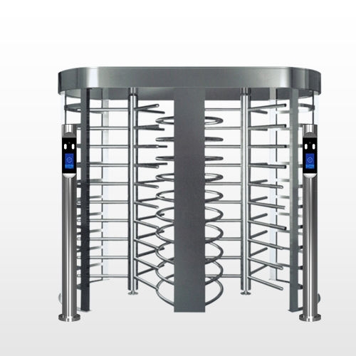 青岛人脸识别闸机圆柱全高转闸安装案例 - {dede:global.cfg_webname/}