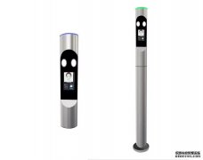 青岛动态人脸识别终端铝合金5寸款安装案例 - {dede:global.cfg_webname/}