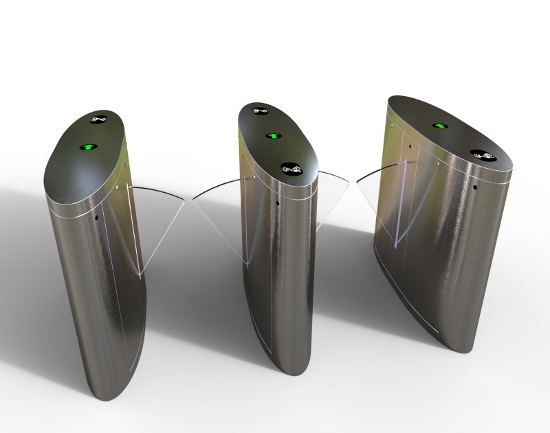 青岛翼闸闸机SDF-YG03安装案例 - {dede:global.cfg_webname/}